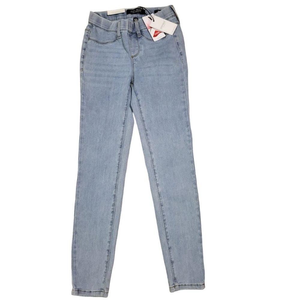 Judy Blue Light Wash Mid Rise Pull On Skinny Fit Jegging Jeans, size 25, NWT - Picture 1 of 5